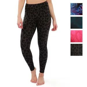 2 Colors - Fitkicks Crossover Leggings - Electric Jungle Collection