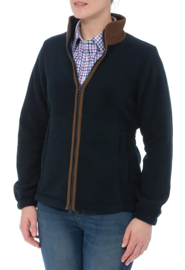 Aylsham Ladies Fleece Jacket In Dark Navy - Regular Fit