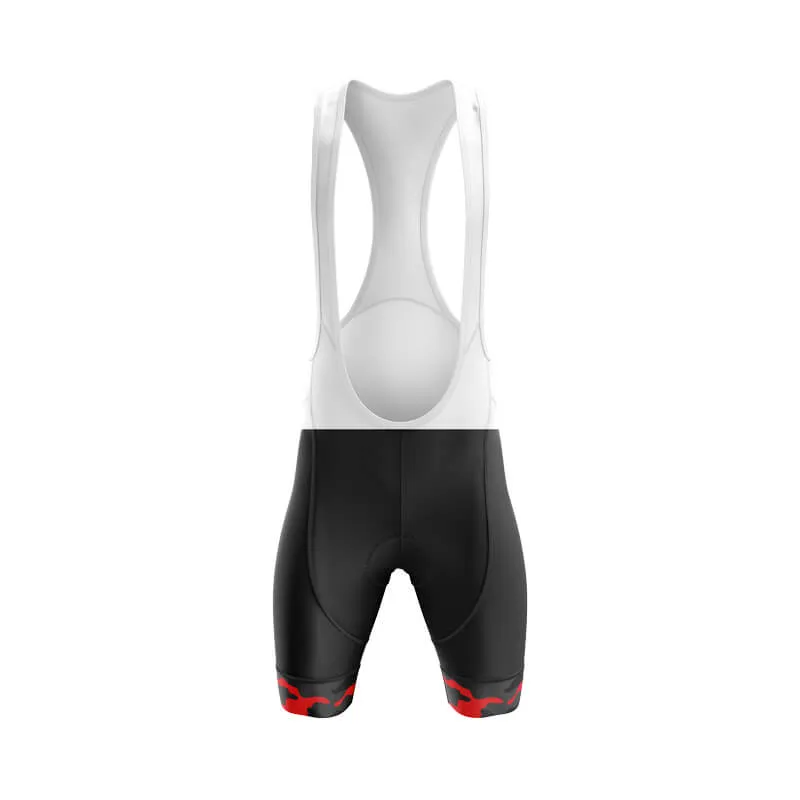 Camouflage Neck Bib & Shorts (Red)