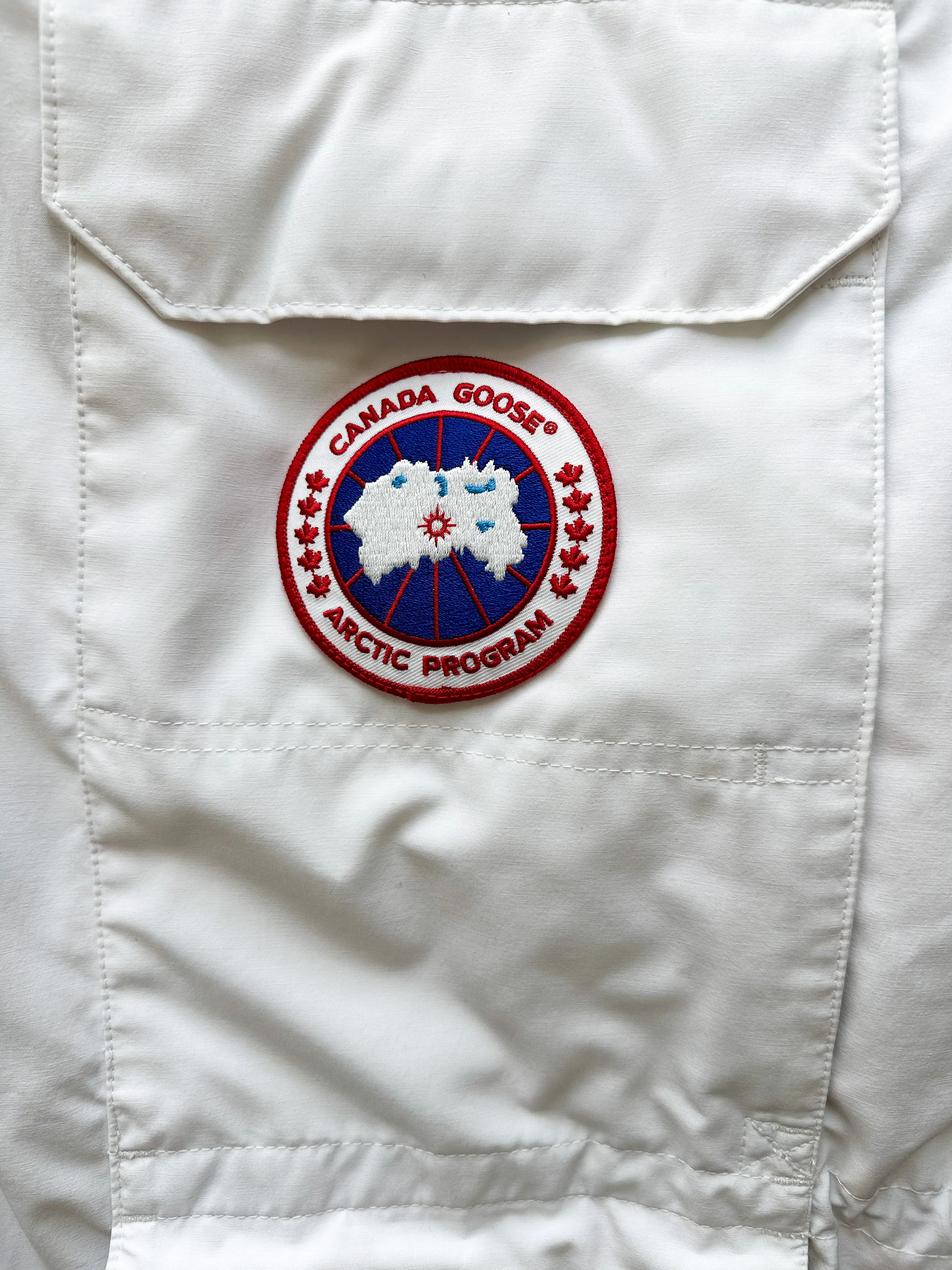 Canada Goose White Expedition Men's Jacket