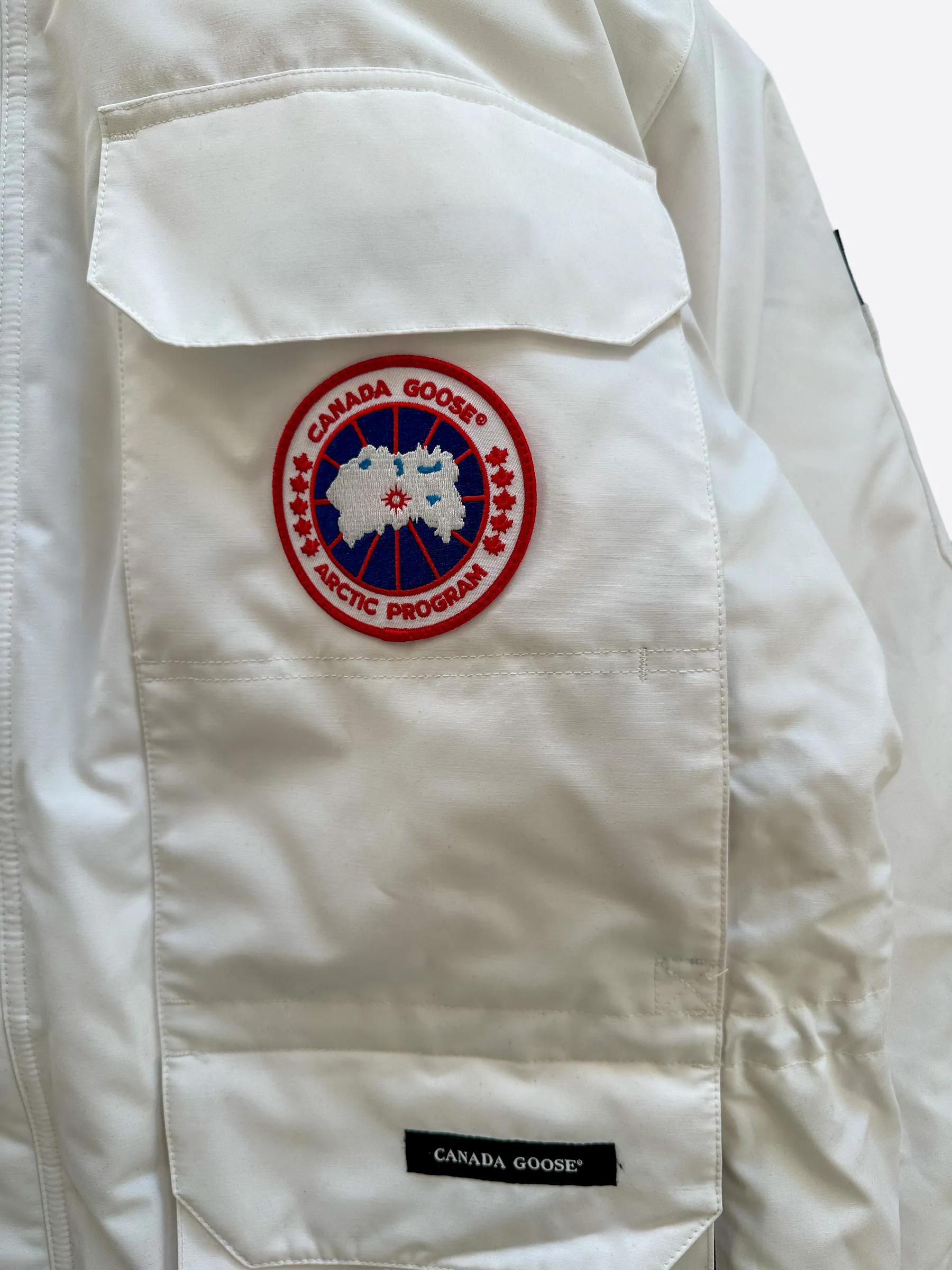 Canada Goose White PBI Expedition Men's Jacket