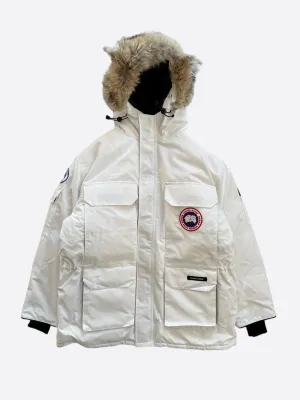 Canada Goose White PBI Expedition Men's Jacket