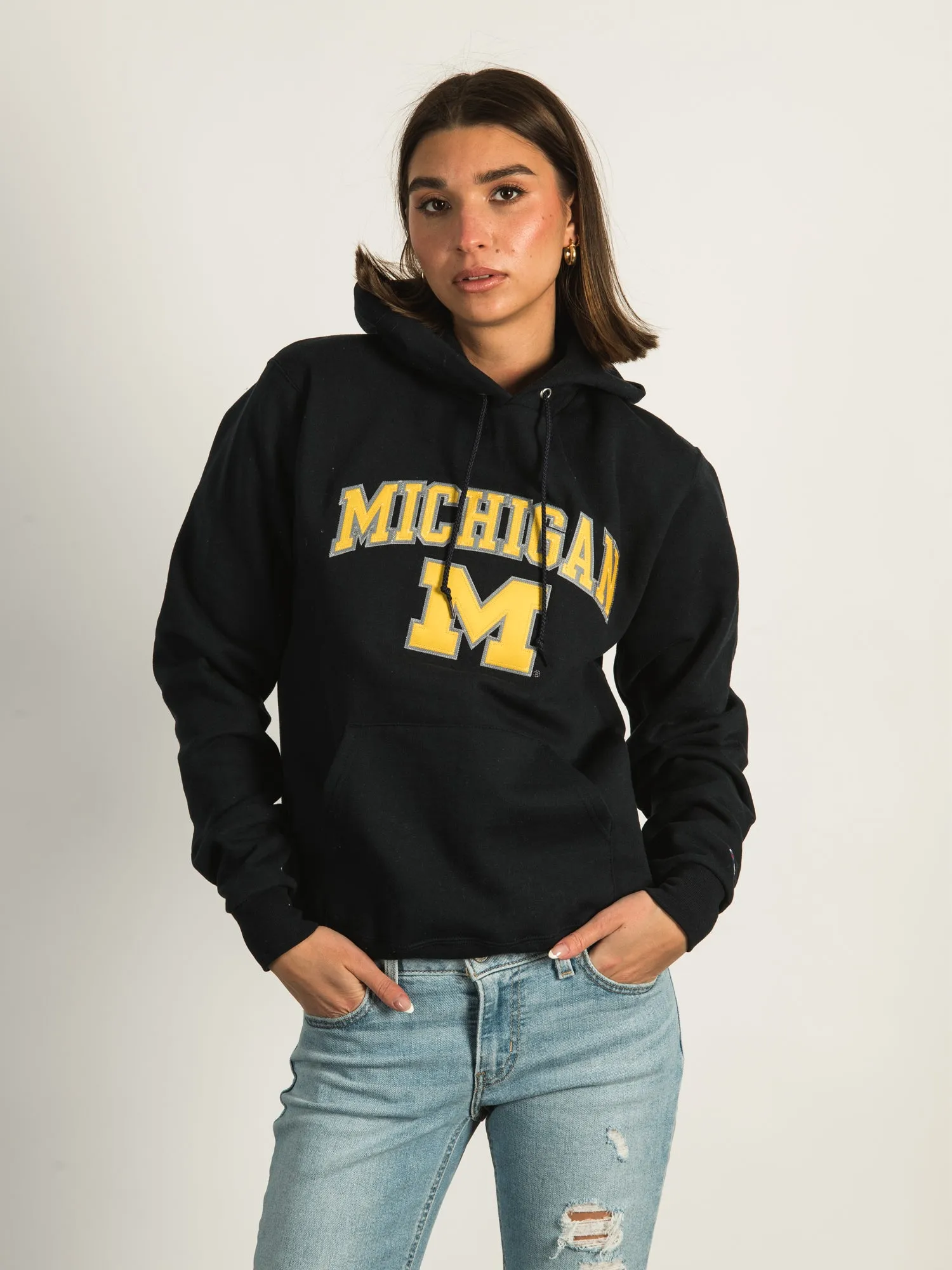 CHAMPION ATHLETICS MICHIGAN PULLOVER HOODIE