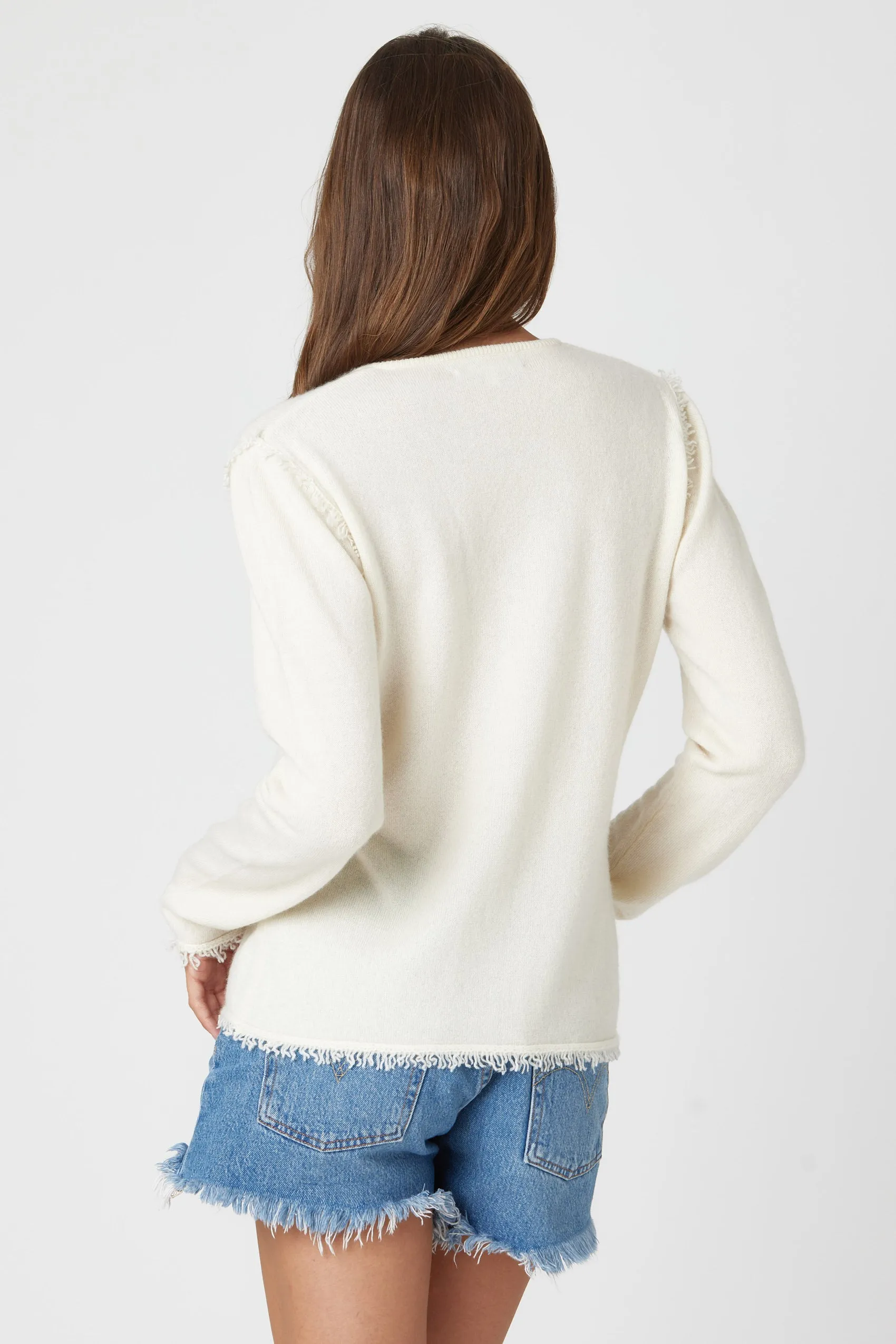 COCO Tuxedo Sweater - Mid Gray