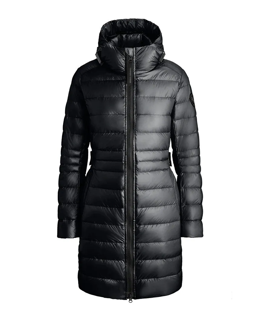 Cypress Hooded Down Jacket Black Label Womens