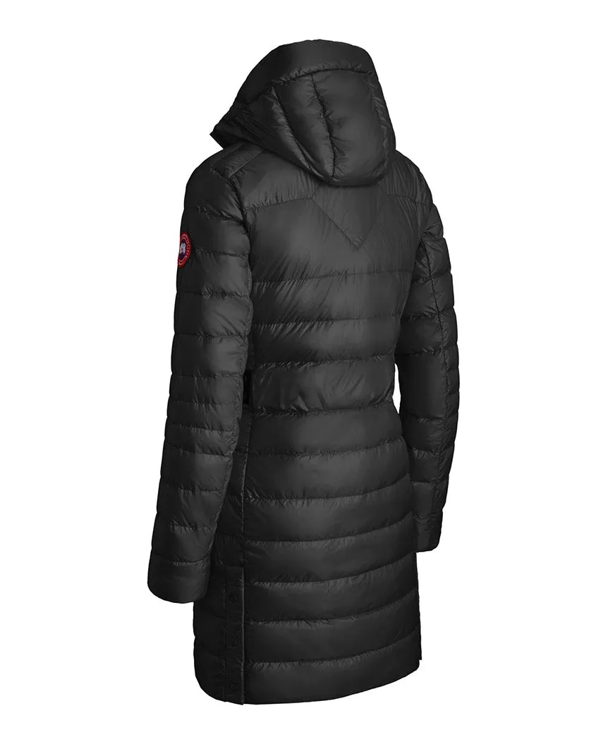 Cypress Hooded Down Jacket Black Womens