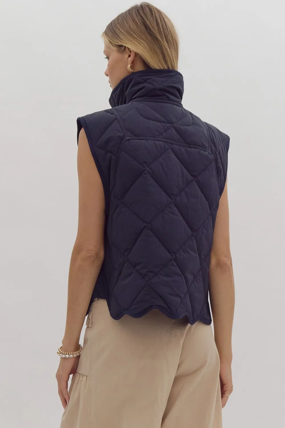 Diamond Quilted Vest