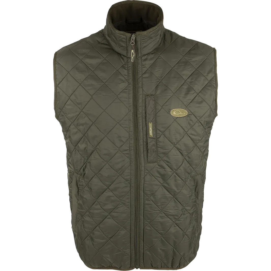 Drake Delta Quilted Fleece Lined Vest