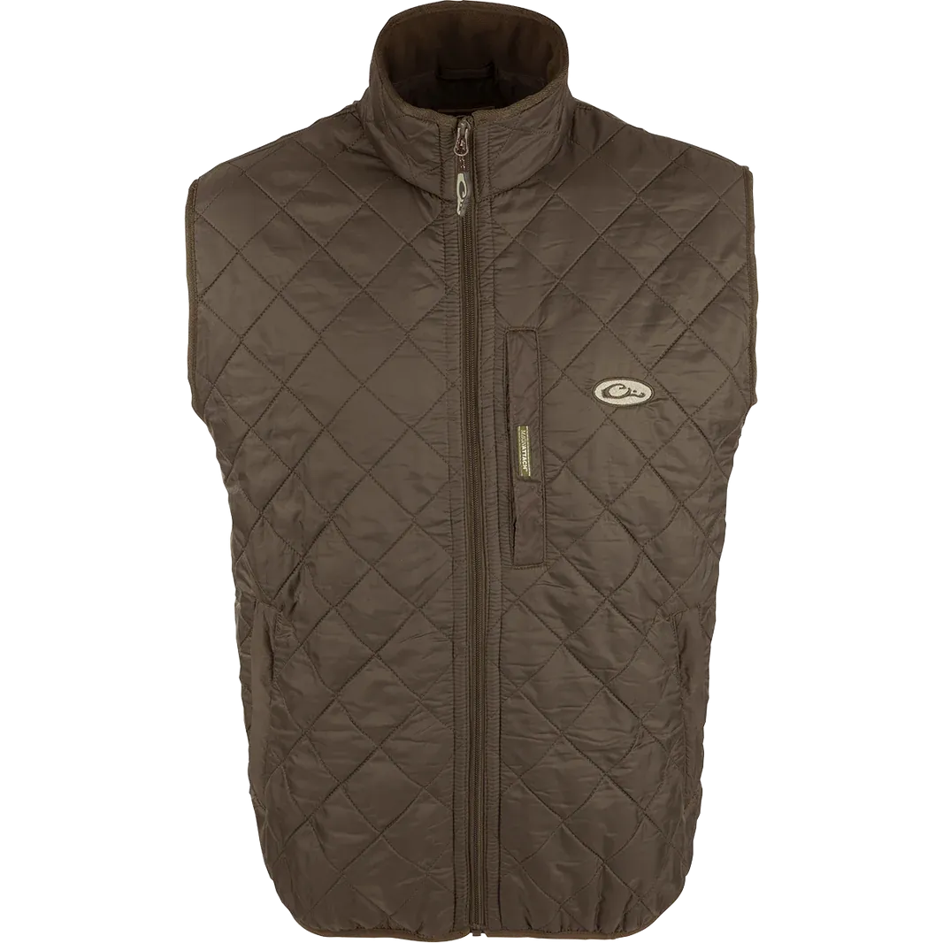 Drake Delta Quilted Fleece Lined Vest