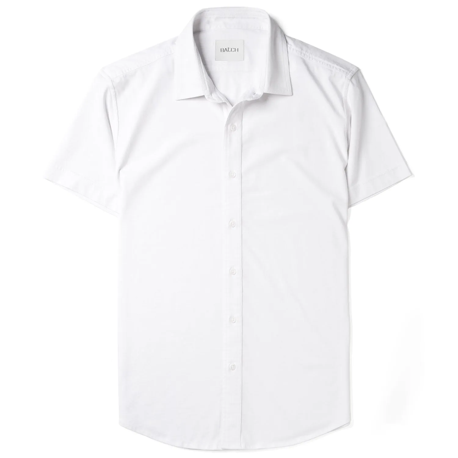 Essential Short Sleeve T-Shirt Shirt - White Cotton Jersey