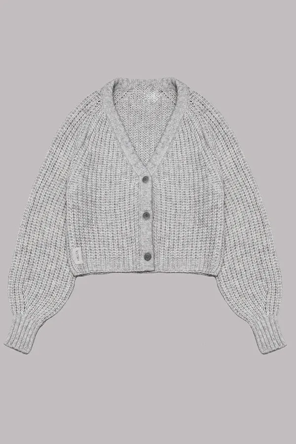 Falling for You Knit Button Up Relaxed Cardigan