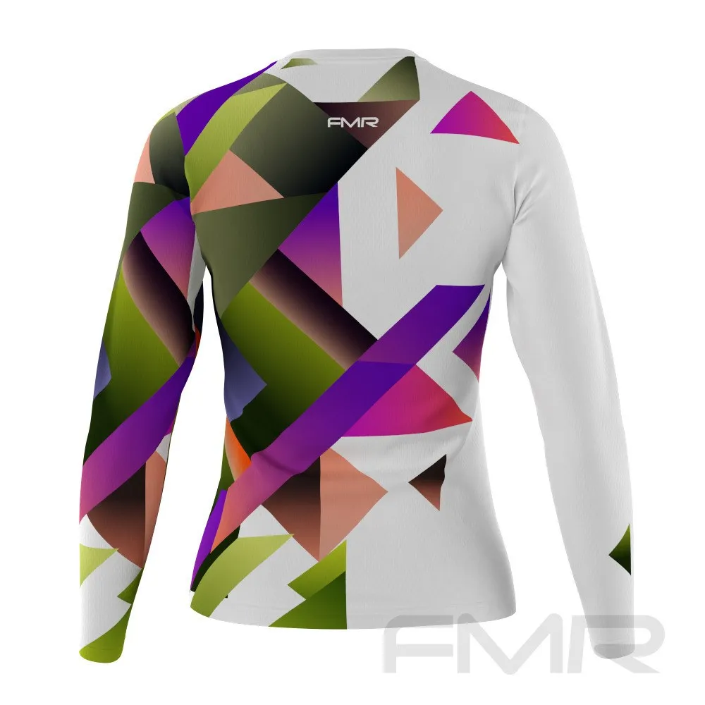 FMR Women's Geometry Technical Long Sleeve Running Shirt