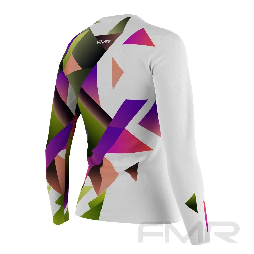 FMR Women's Geometry Technical Long Sleeve Running Shirt