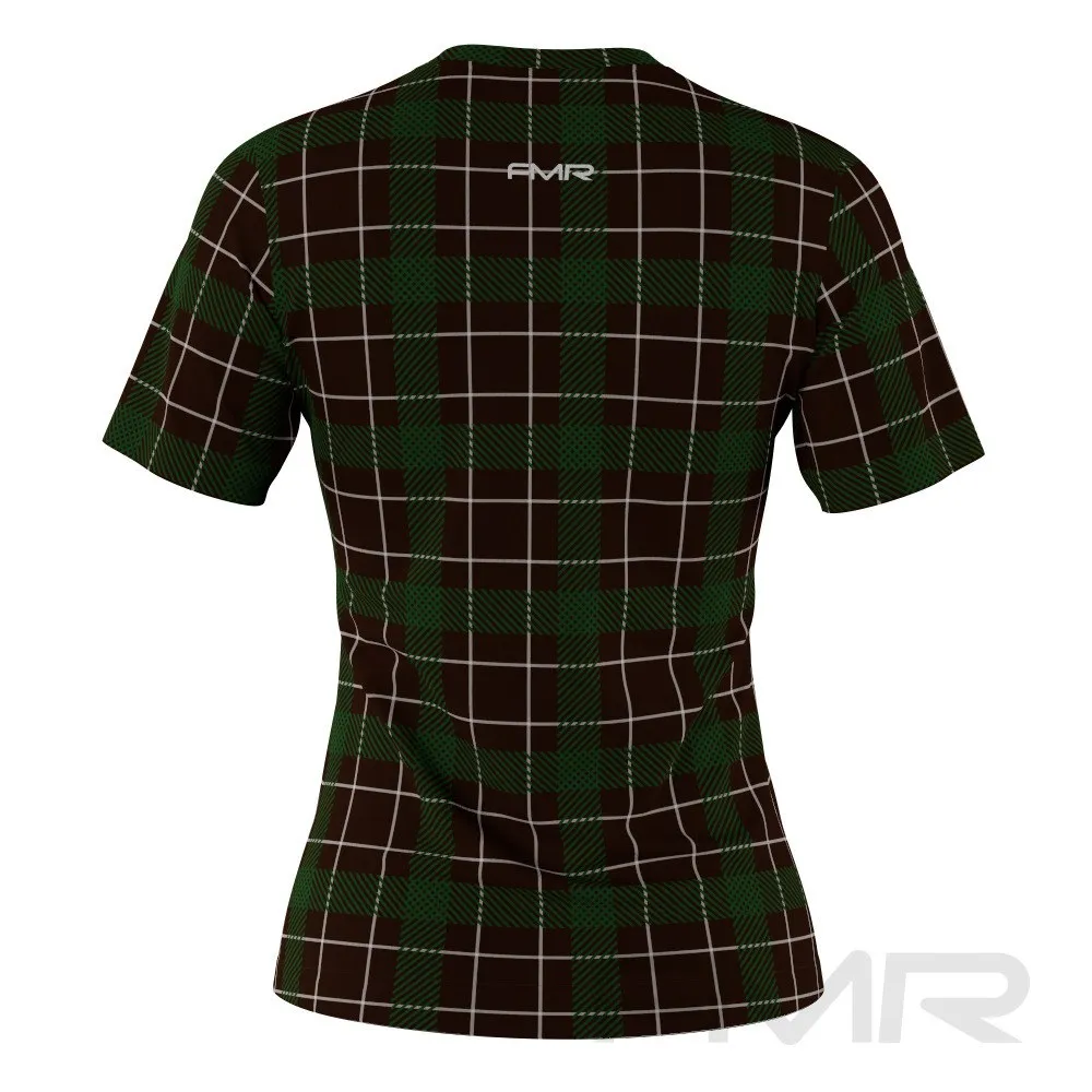 FMR Women's Green Check Performance Short Sleeve Shirt