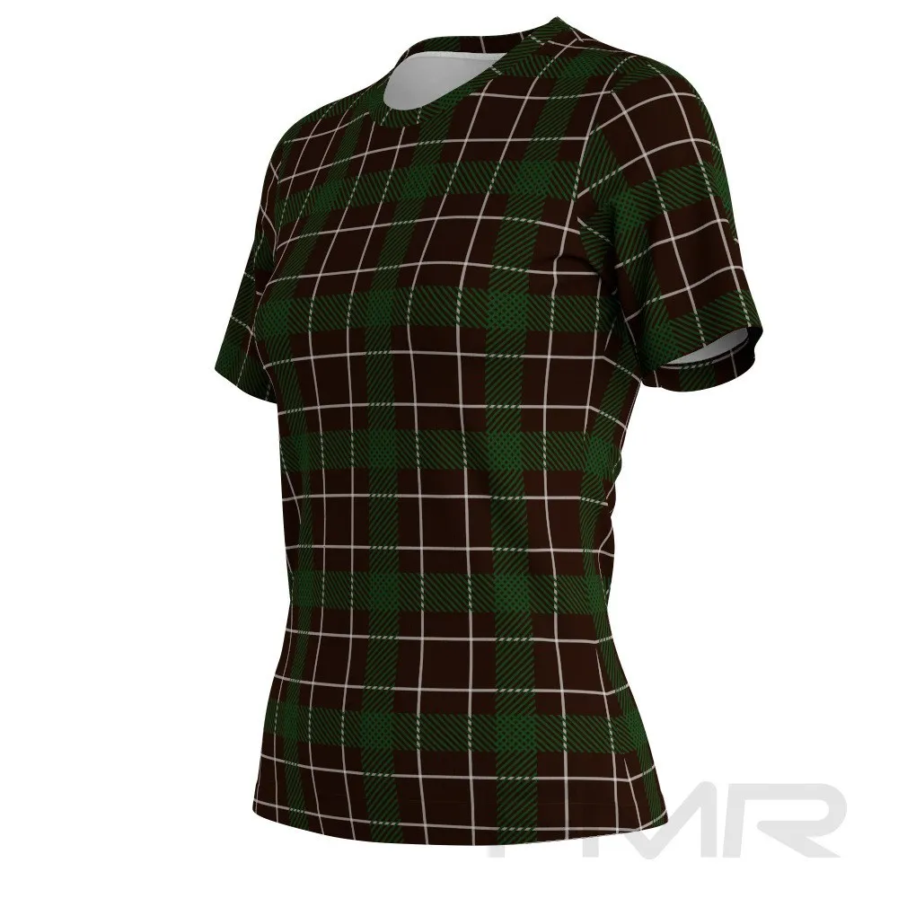 FMR Women's Green Check Performance Short Sleeve Shirt