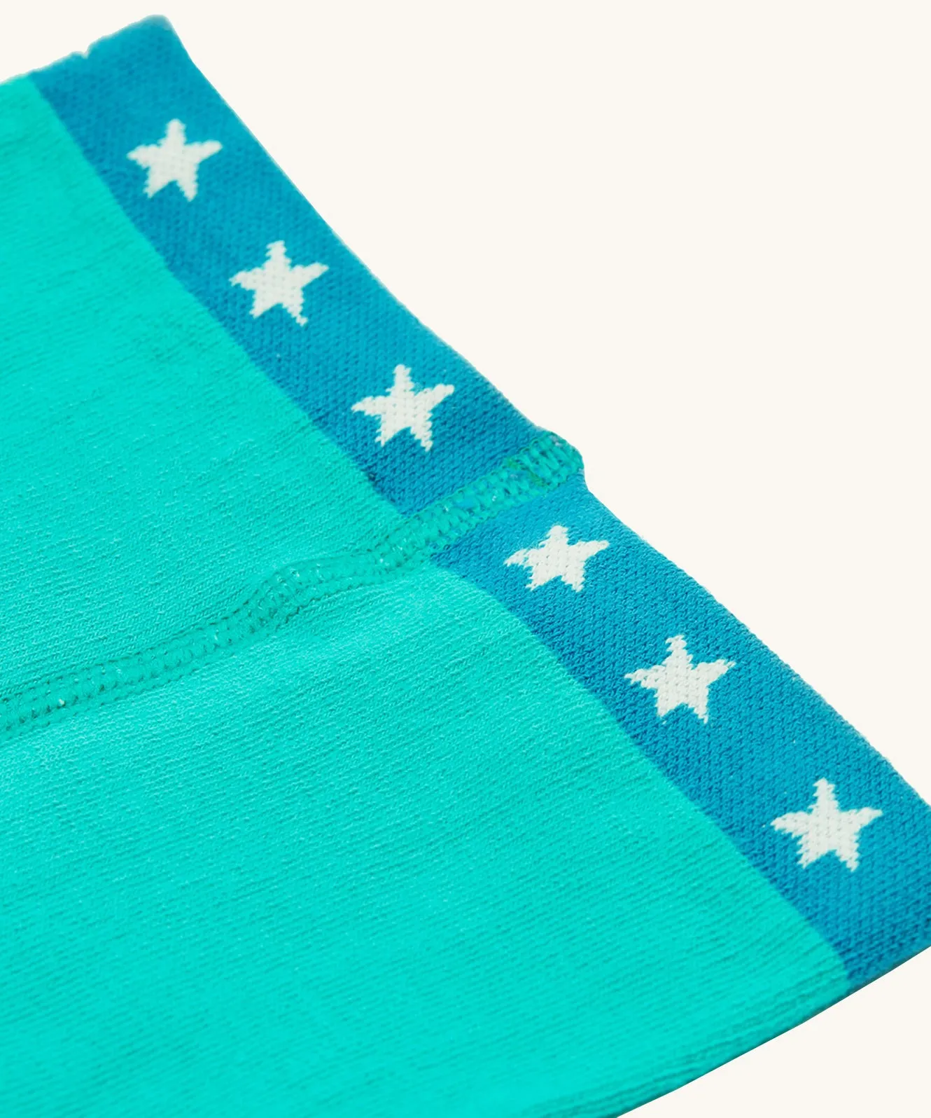 Frugi Norah Tights - Pacific Aqua/Stars