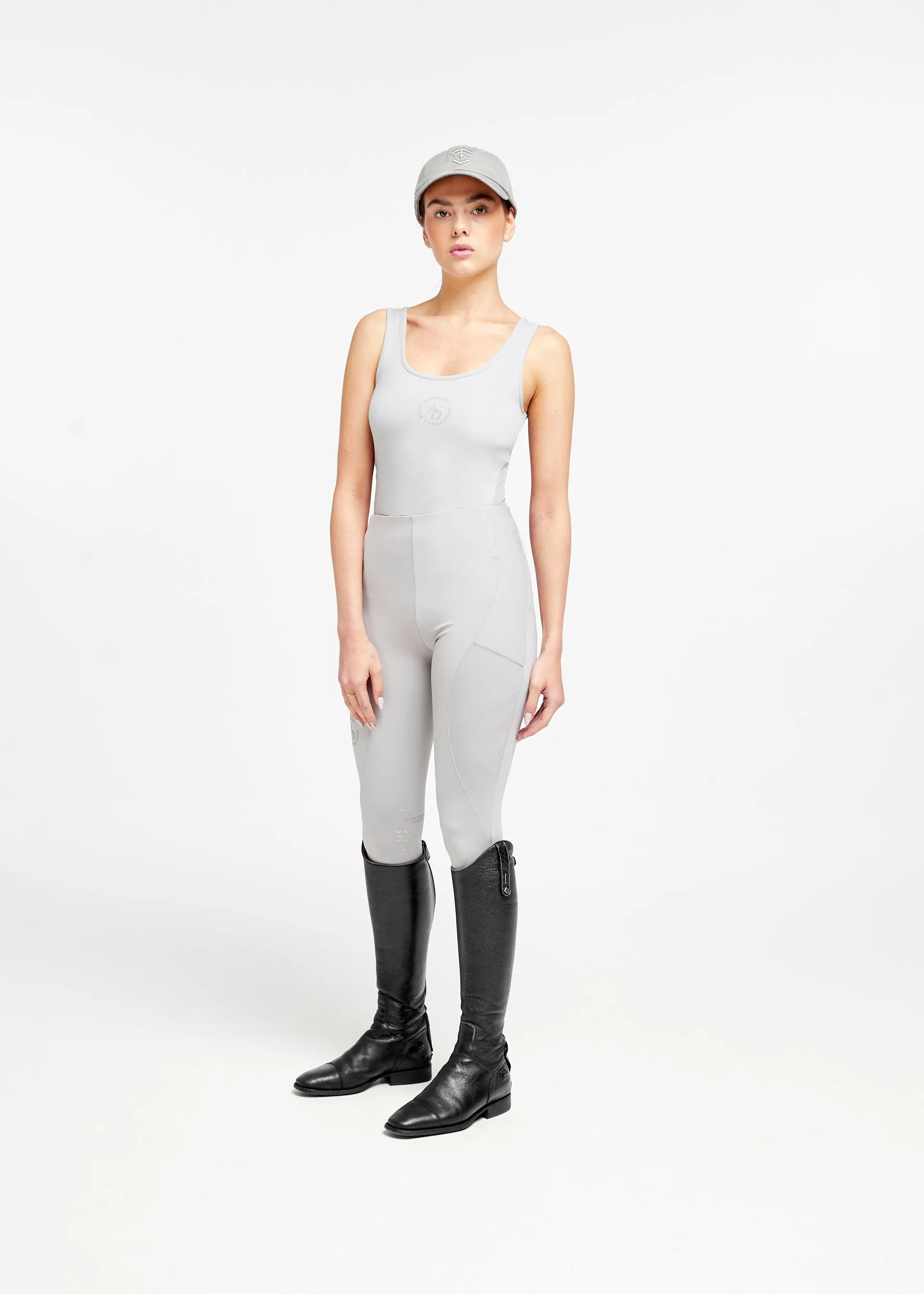 Grey Icon Riding Leggings