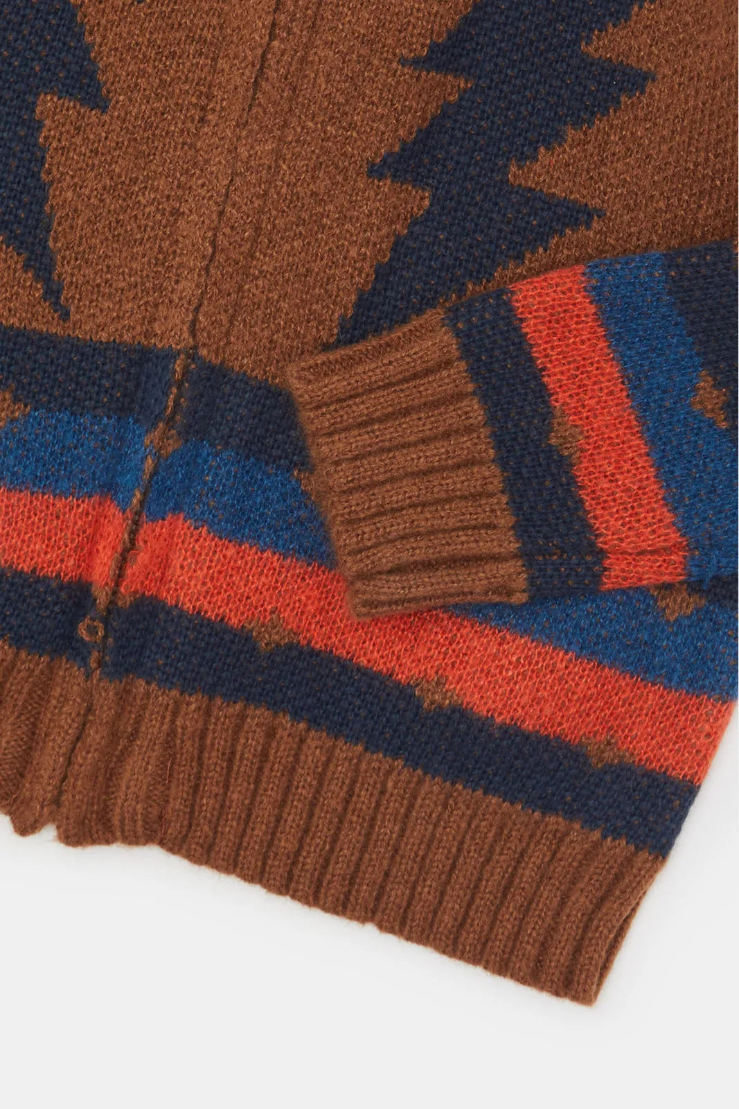 Infant Boys Brown Knitted Sweater