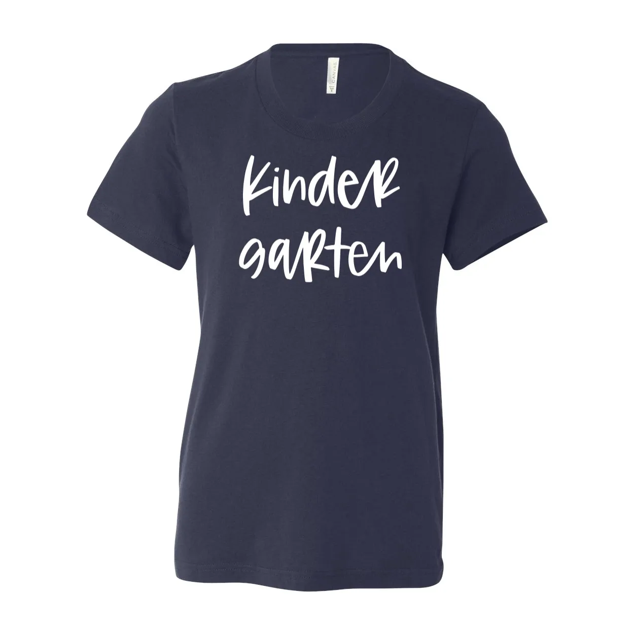 Kindergarten YOUTH Script Soft Tee