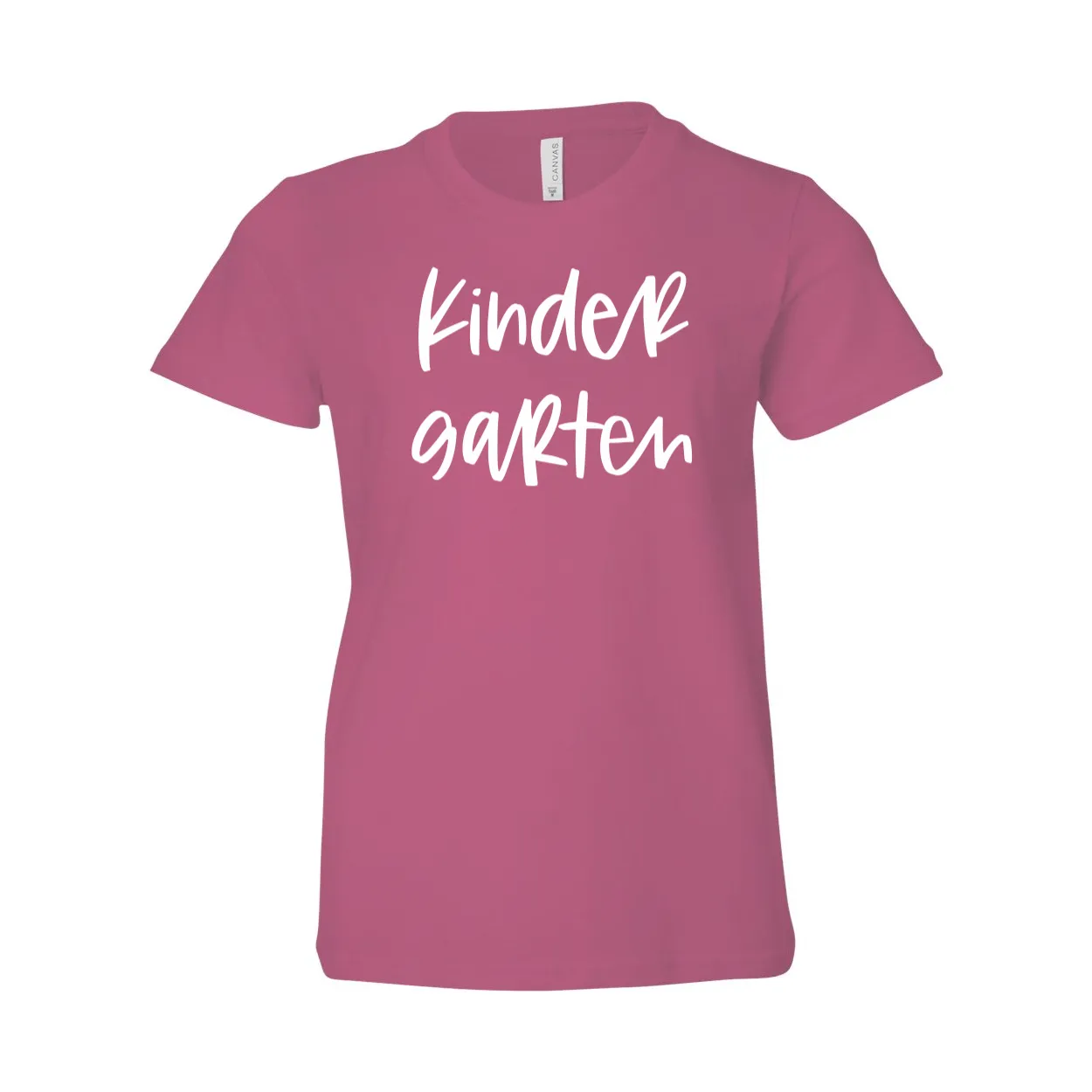 Kindergarten YOUTH Script Soft Tee