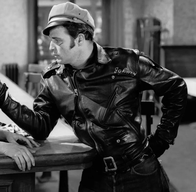 Marlon Brando Jacket Famous Leather Biker Edition