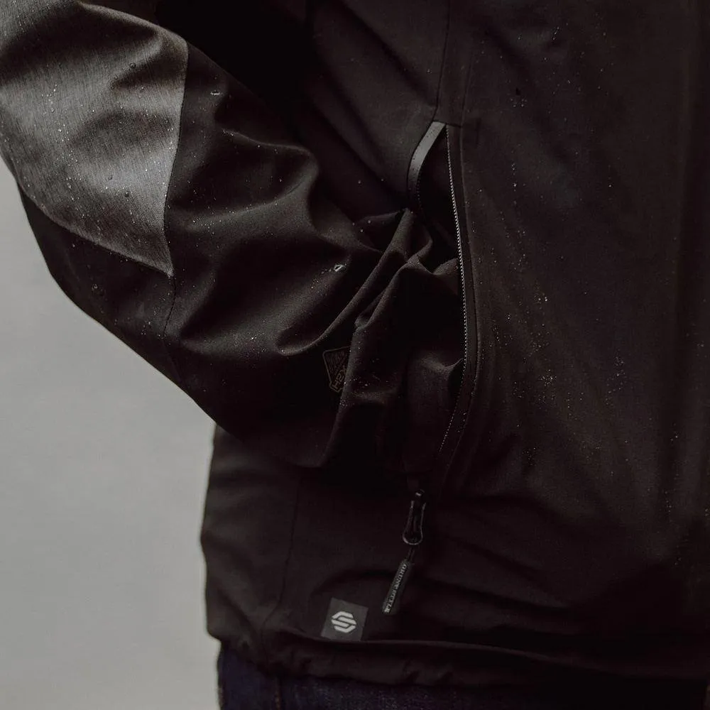 Men's Premium Rain Jacket - Black