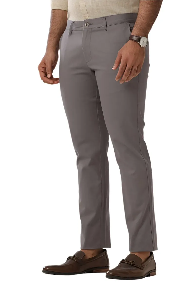 Monaco - Gray Trouser For Men | Ariser