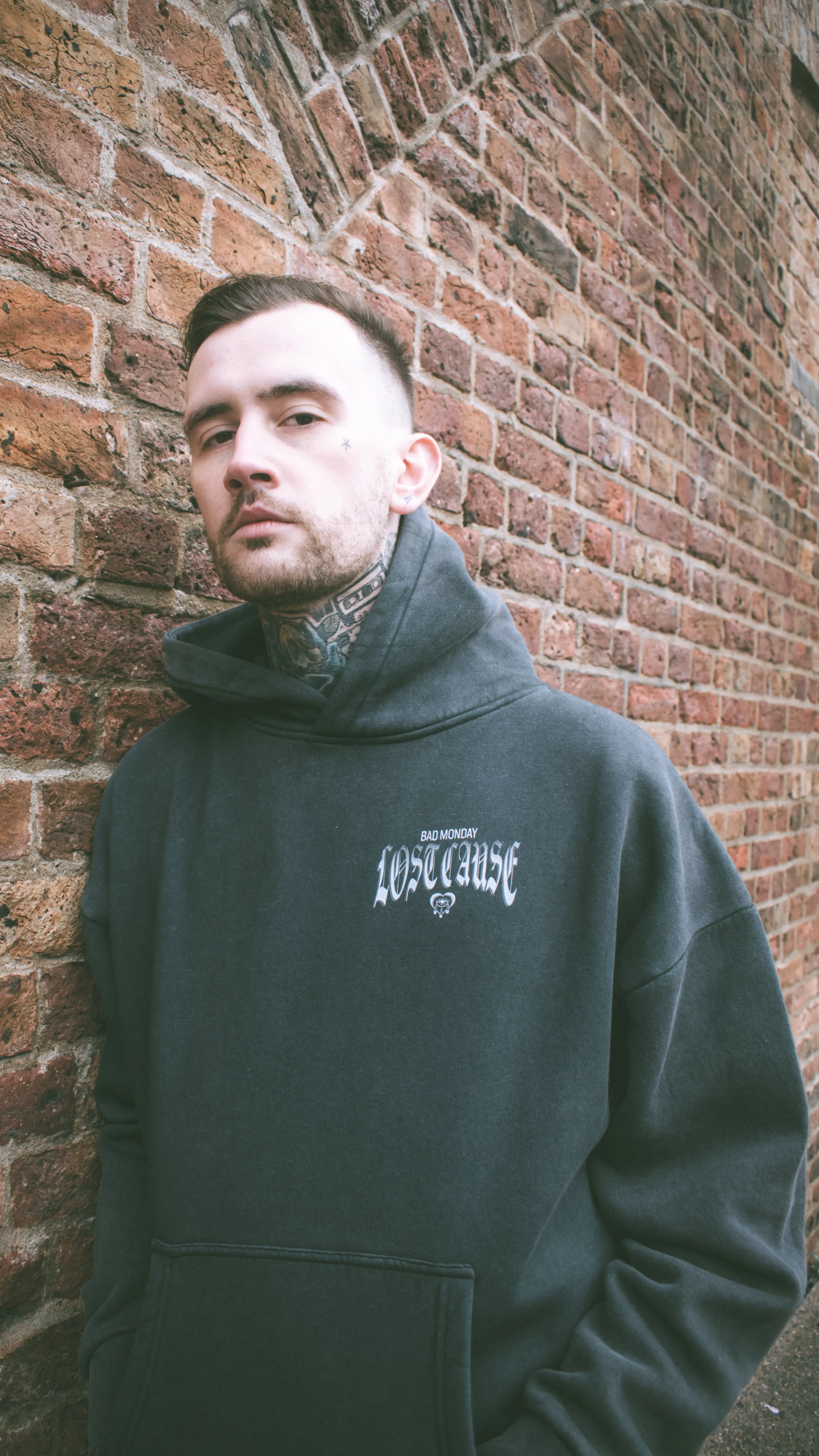 Oversized Lost Cause Hoodie Vintage