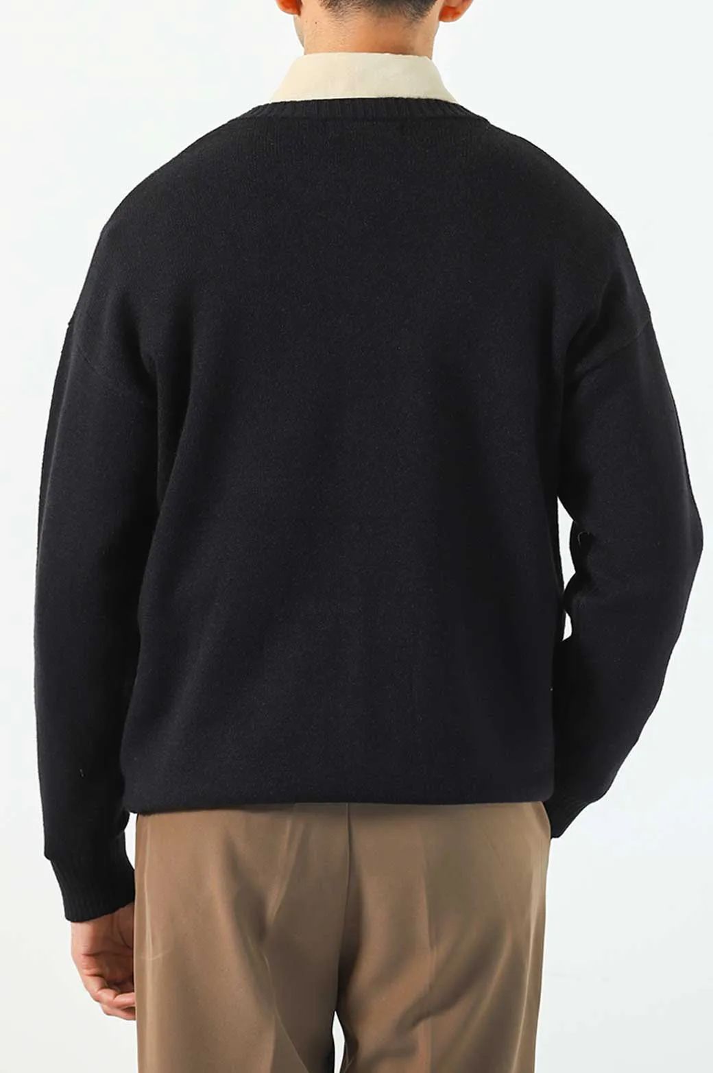 RELAXED CREW NECK SWEATER