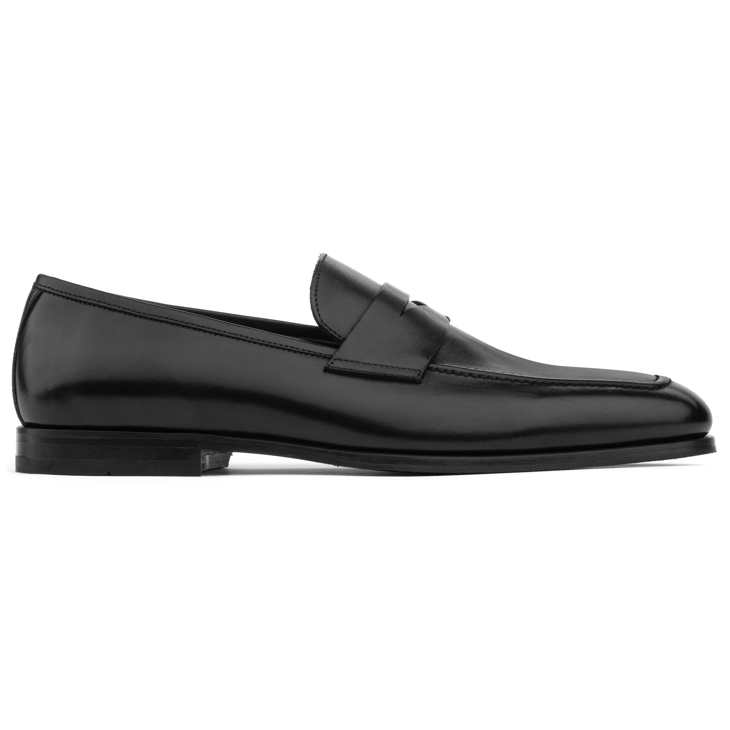 Ronny Black Calf Slip on