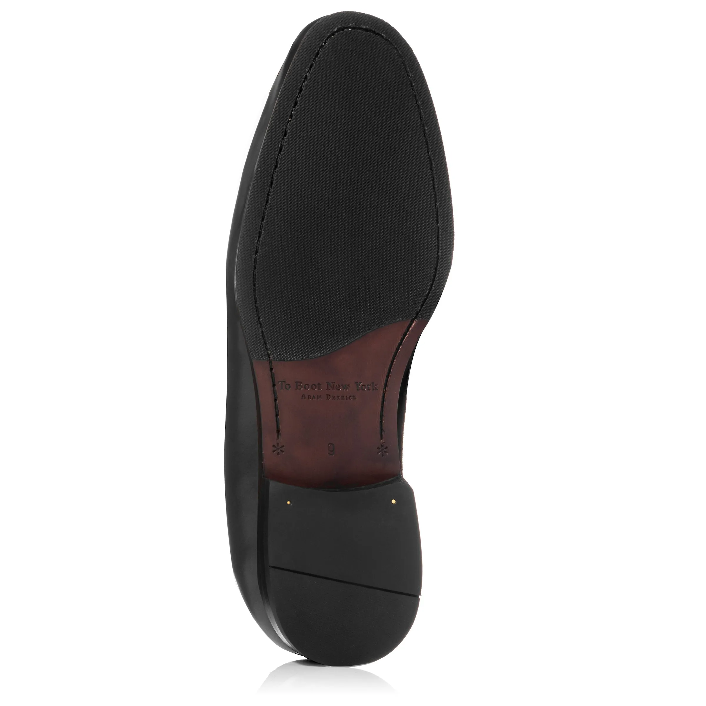 Ronny Black Calf Slip on