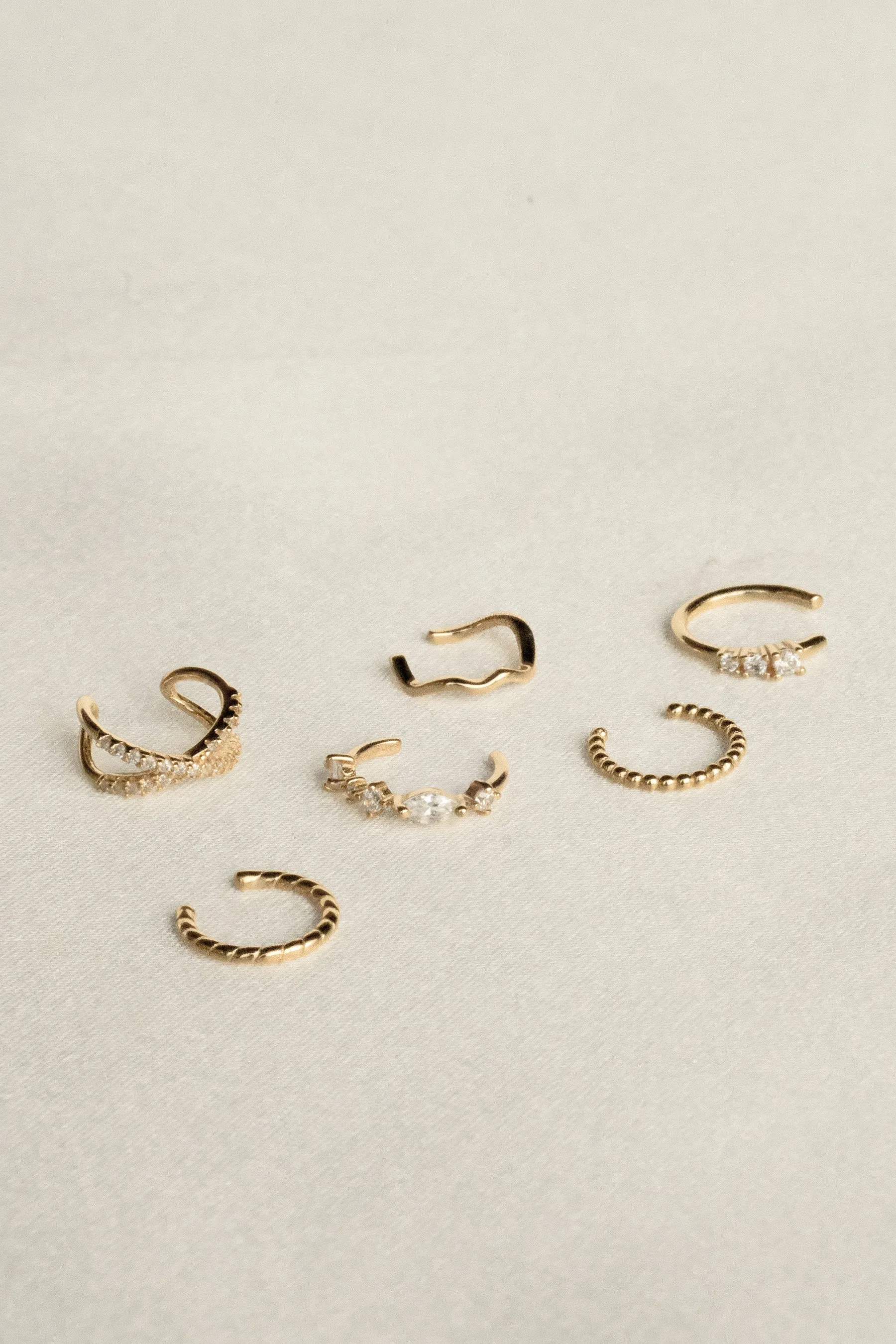 Ruth Minimal Ear Cuffs Set