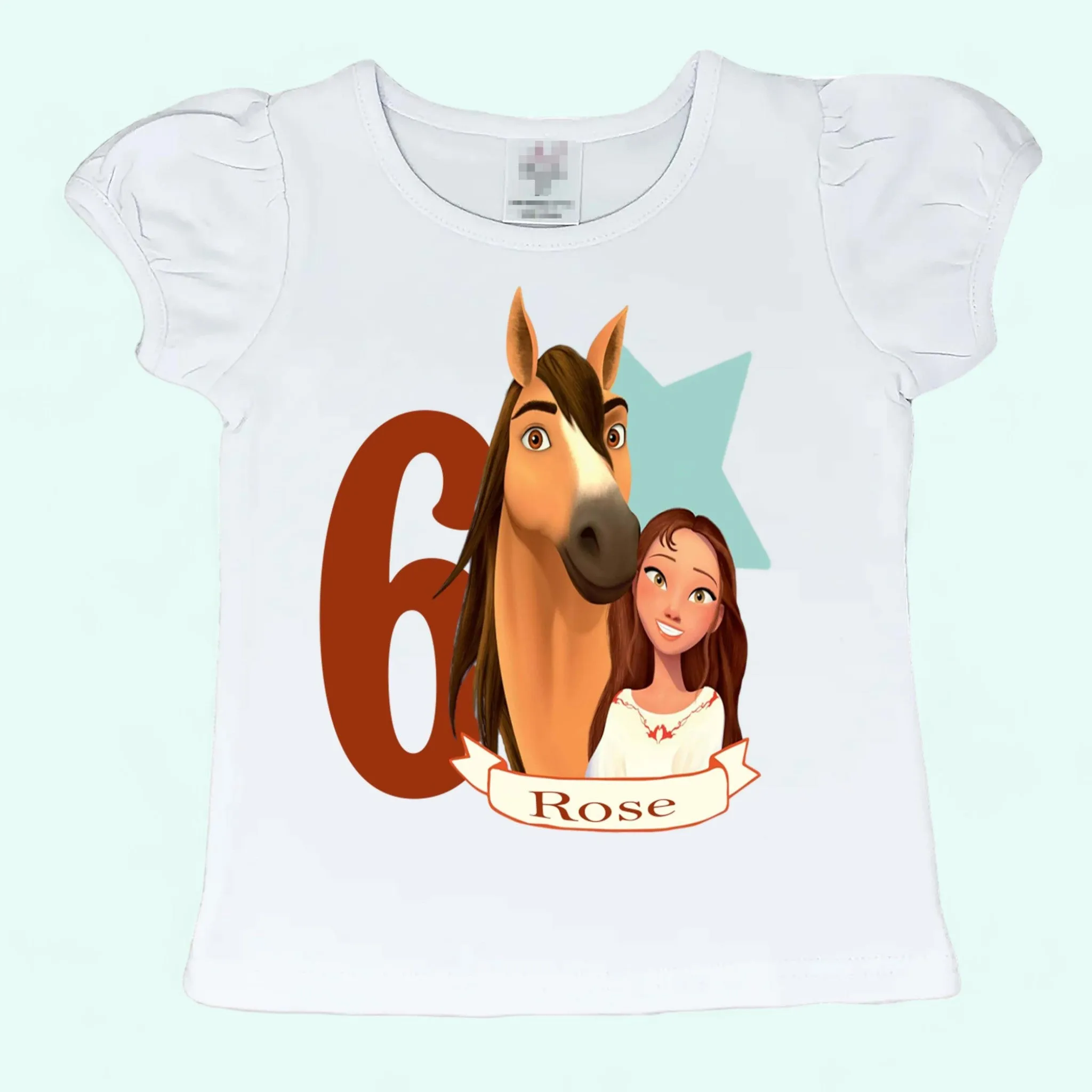 Spirit riding free birthday shirt  Lucky birthday shirt girls Personalized shirts Custom shirts