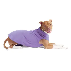 Stretch Fleece Dog Coat Lavender Size 6