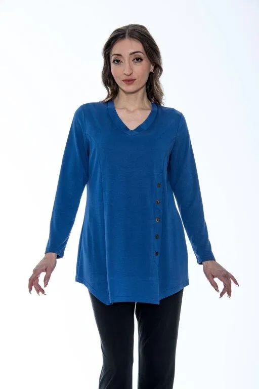 Toofan MK204 V-Neck Button Tunic