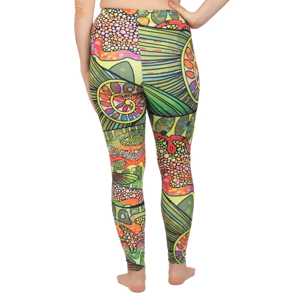 Troutrageous Rainbow Signature Leggings