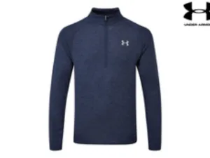 Under Armour Tech Mens 1/2 Zip (Academy/Steel 409)