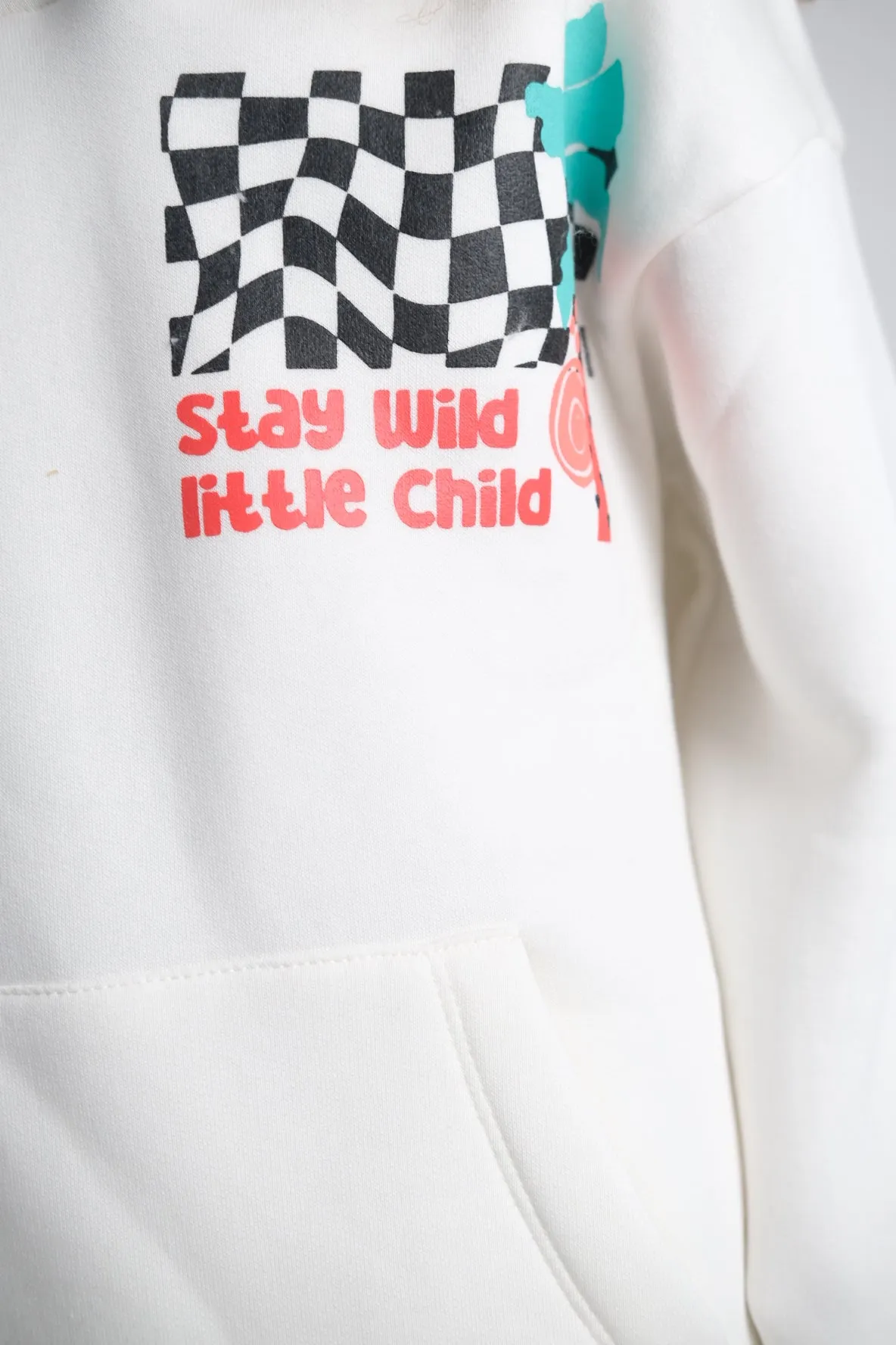 Unisex "Stay Wild Little Child" Long-Sleeved Hoodie