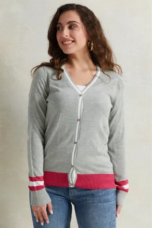 Women Grey Long Sleeved Sweater